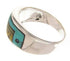 Multicolor Native American Pueblo Design Ring Size 7-3/4 JW65840
